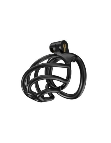 Cage de chasteté Tortille M 7 x 3.4 cm Noire