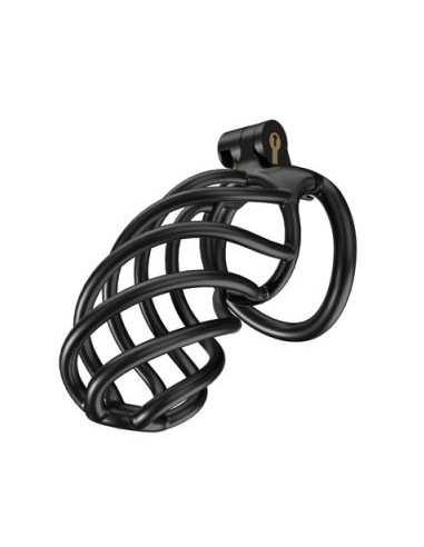 Cage de chasteté Tortille XL 11 x 3.4 cm Noire