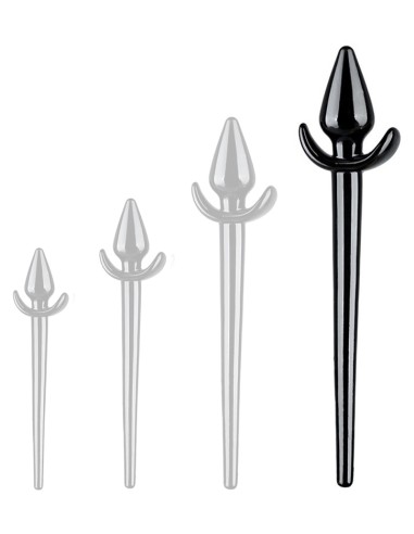 Plug Queue Zoo Tail XL 12 x 6 cm | Queue 30 cm Noire