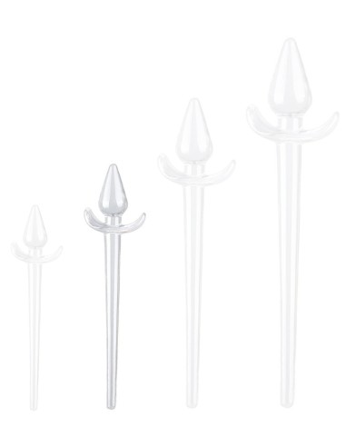 Plug Queue Zoo Tail M 8 x 4 cm - Queue 22 cm Transparente