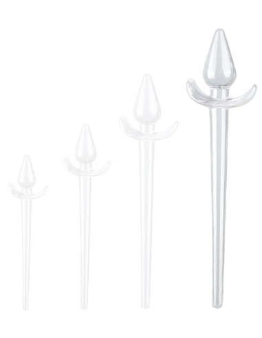 Plug queue Zoo Tail XL 12 x 6 cm - Queue 30 cm Transparente