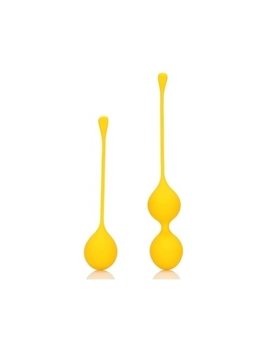 Boules de Kegel en silicone Balls Training Jaunes