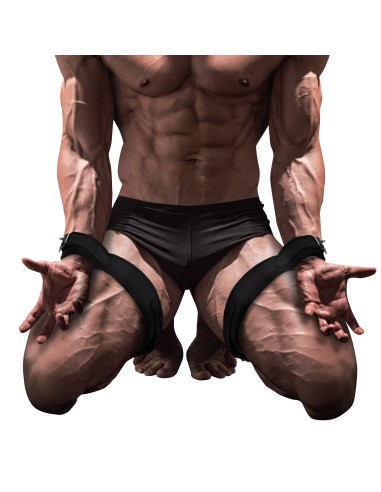 Attaches Poignets et Cuisses Wrist Cuffs Noir