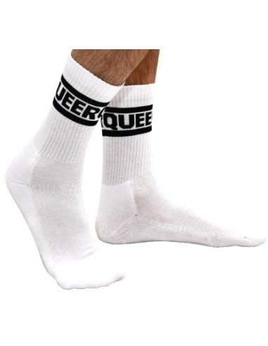 Chaussettes blanches Queer Crew Socks