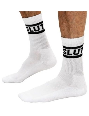 Chaussettes blanches Slut Crew Socks