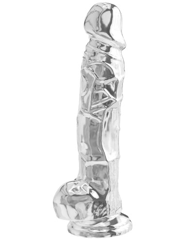 Gode Réaliste Diamond Dick 18 x 4.9cm Transparent