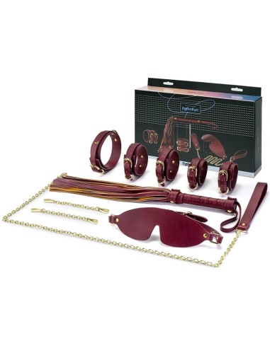 Coffret SM 5 Pièces Sex Navy Bordeaux