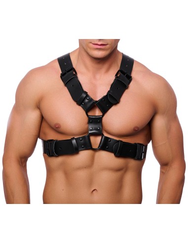 Harnais en cuir Right Noir