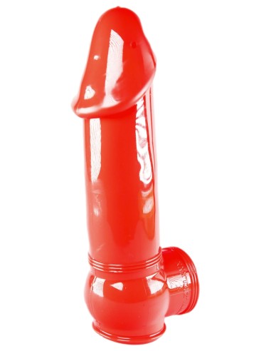 Gaine de pénis Zizi Megamen Bite 19 x 5 cm Rouge