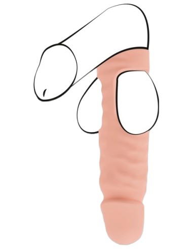 Sextoy Double Pénétration Ball Fuck 9 x 4.7cm