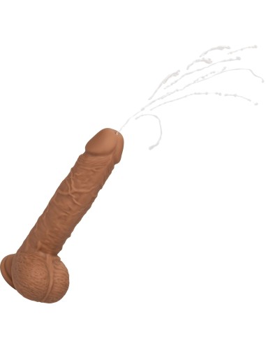 Gode Éjaculateur Vibrant Fuck Squirting 17 x 4.2cm Marron