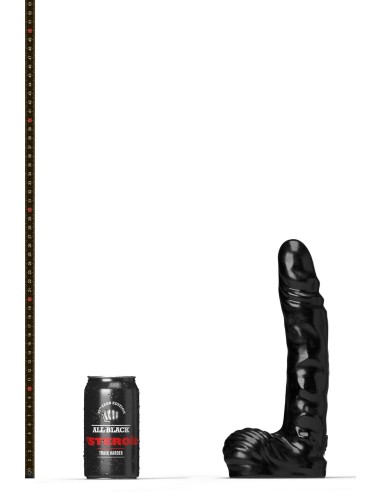 Gode ABS01 The Jock All Black Steroïd 22 x 5.5cm