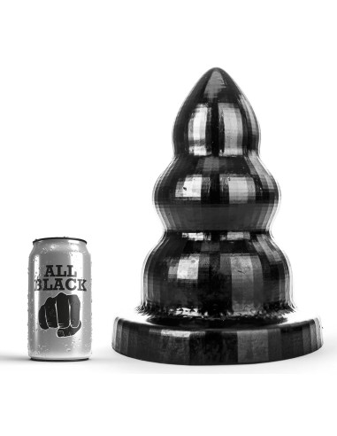 Plug AB97 Triple Pleasure L All Black 25 x 15cm