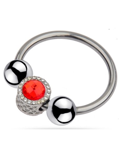 Anneau de gland Royring Bijou Rouge