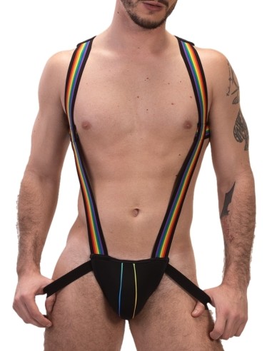 Harnais Jock Pride Infinity Noir