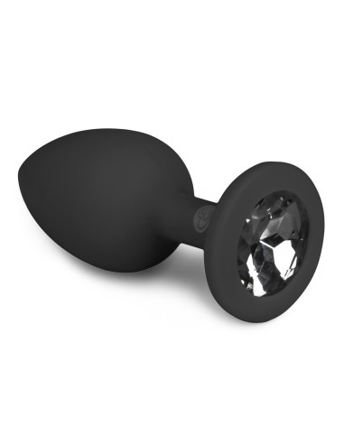 Plug Bijou Diamond noir 6 x 2.7cm