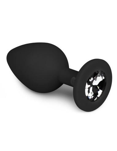 Plug bijou Diamond noir 7 x 3.3cm