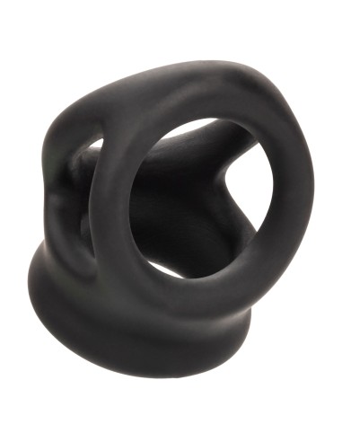 Ballstretcher en silicone Alpha Dual 37 mm Noir
