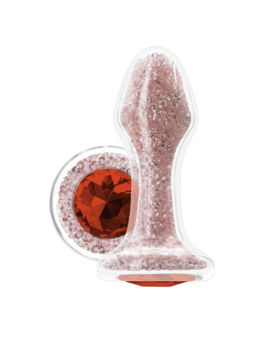 Plug Bijou Glam Star 8 x 3.5cm Rose