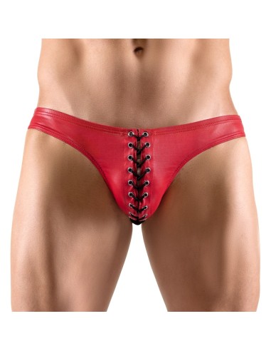 Slip avec cordon Zonio Rouge
