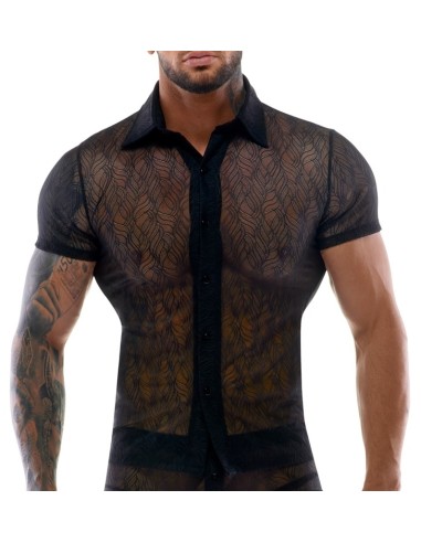 Chemise en dentelle Svenia Noire