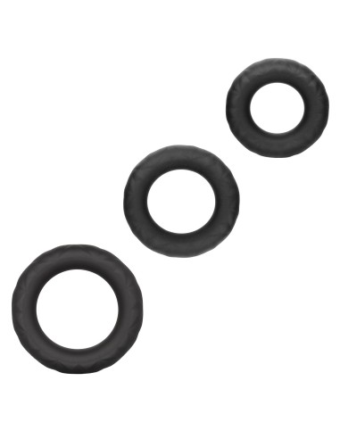 Lot de 3 Cockrings Link Up Noirs
