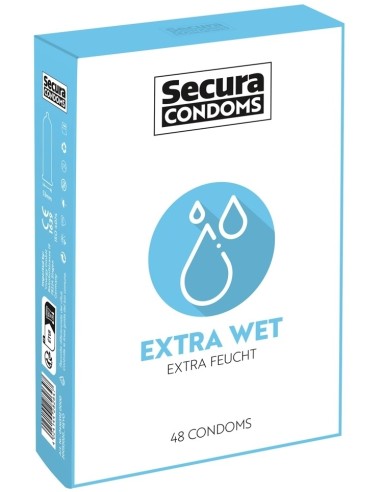 Préservatifs lubrifiés Extra Wet x48