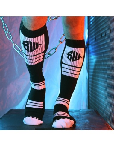 Chaussettes hautes Hypnotix Noir-Blanc