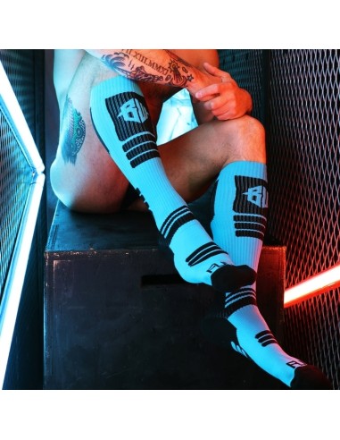 Chaussettes hautes Hypnotix Noir-Turquoise