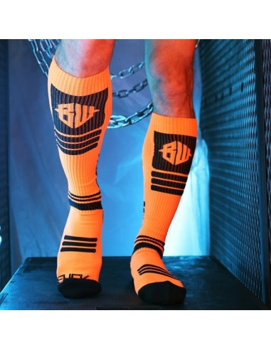 Chaussettes hautes Hypnotix Noir-Orange