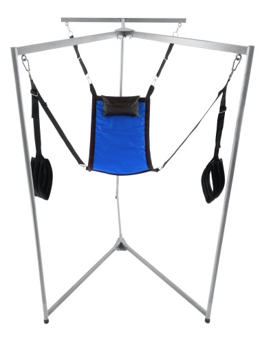 Kit Sling Tissu Rectangle Bleu Armature Grise