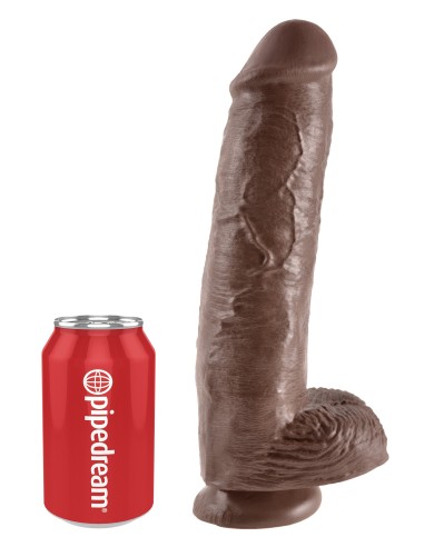 Gode King Cock 24 x 6 cm Marron