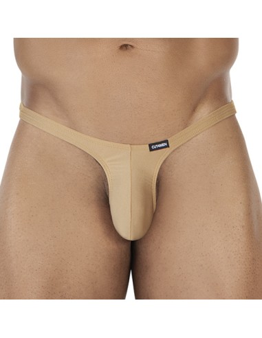 String Micro Thong Beige