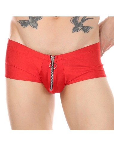 Shorty avec Zip Mino Rouge