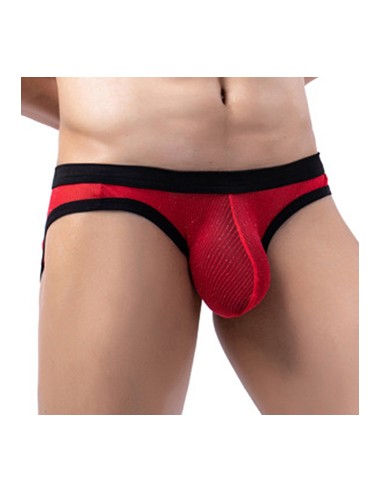 Slip Clipo Rouge-Noir
