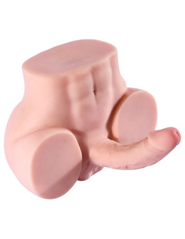 Masturbateur Fessier avec Pénis Articulé Cute Ass 17 x 4cm Chair