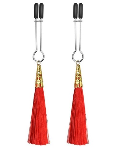 Pinces à tétons Glamour  rouges