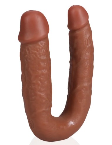 Double Gode U Shape 12 x 3cm Marron