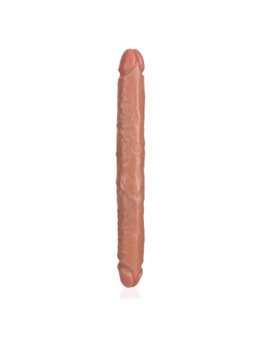 Double Gode Straight Slim 30.5 x 3.5cm Marron