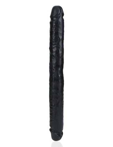 Double Gode Straight Slim 35.5 x 3.8cm Noir