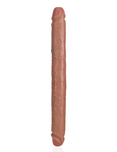 Double Gode Straight Slim 35.5 x 3.8cm Marron