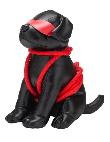 Chien en Simili Rover 24cm Noir