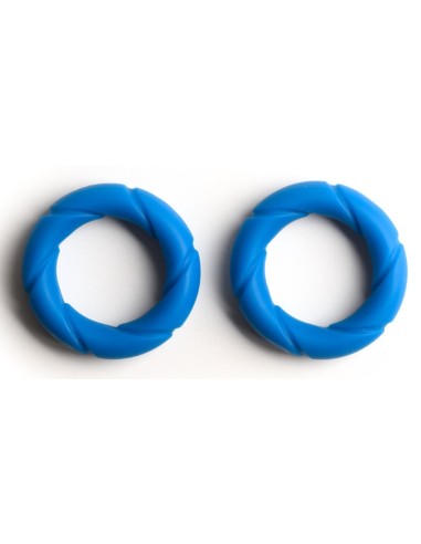 Lot de 2 Cockrings Ready Rings Bleus