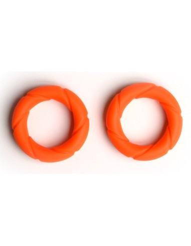 Lot de 2 Cockrings Ready Rings Orange