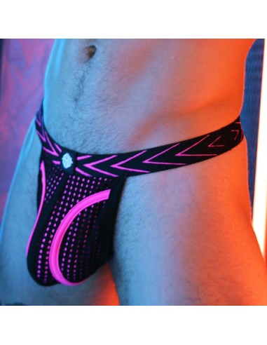 String Dickmatized Noir-Rose neon