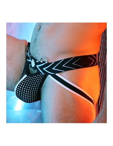 Jockstrap Dickmatized Noir-Blanc 