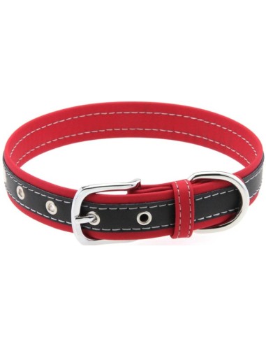 Collier Bicolore Simili Contrasted Rouge