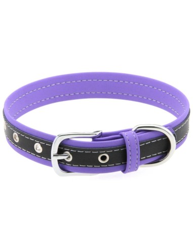 Collier Bicolore Simili Constrated Violet