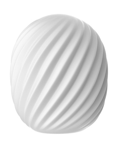 Oeuf de Masturbation HERO SPIRAL Blanc