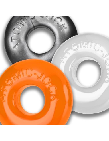 Lot de 3 Cockrings Ringer Max 20 mm Hazard